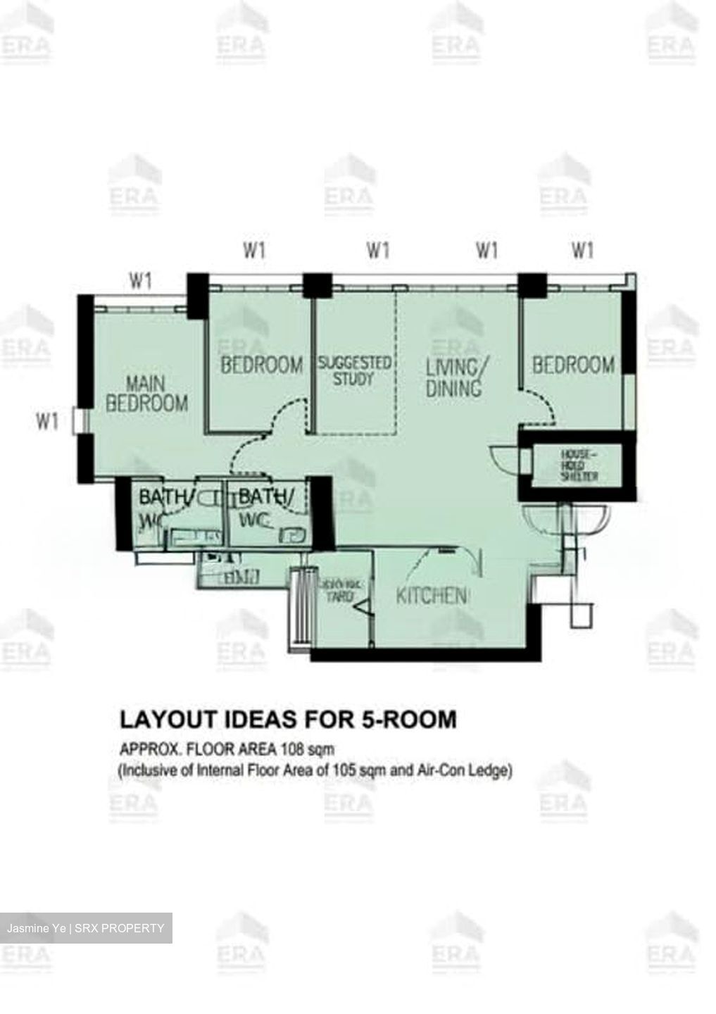 Blk 96 Skyparc @ Dawson (Queenstown), HDB 5 Rooms #540514961